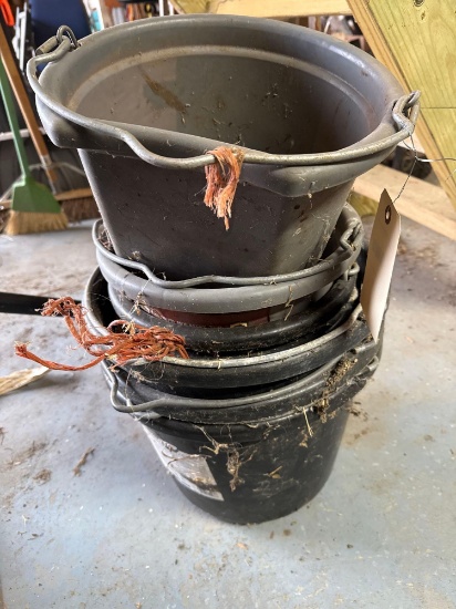 Assortment of Horse Tubs