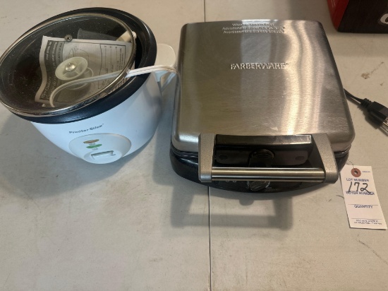 Waffle maker and crockpot