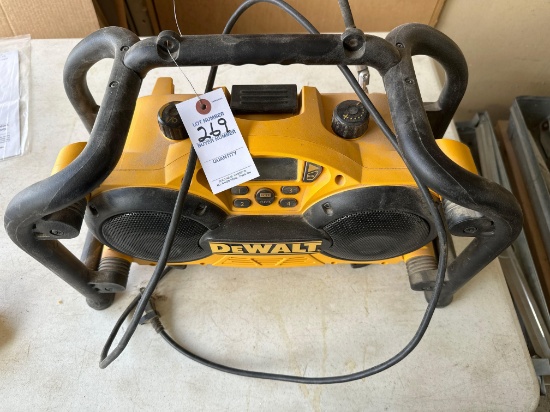 DeWalt shop radio