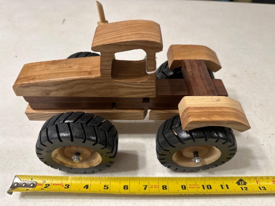 Handcrafted four-wheel-drive tractor