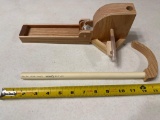 Handcrafted wood silage blower