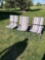 Set of 3 lawn chairs