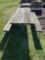 Wooden picnic table, bench