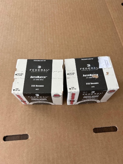 2 full boxes federal .22 LR ammunition never opened
