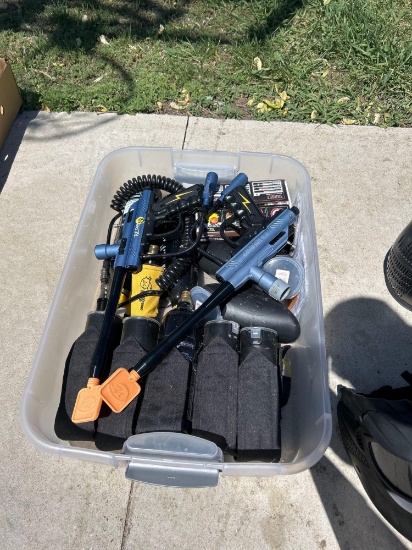 PAINTBALL GUNS, AMMO, and ACCESSORIES