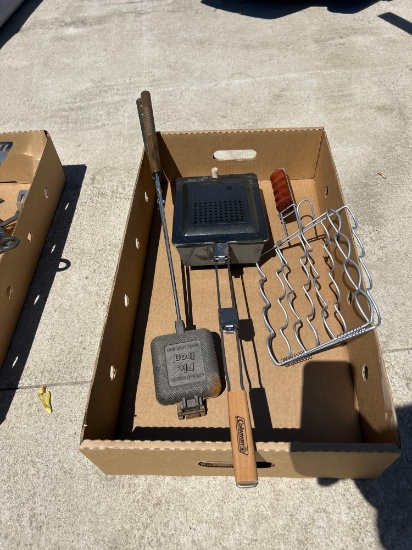 ASSORTMENT CAMP FIRE COOKING UTENSILS