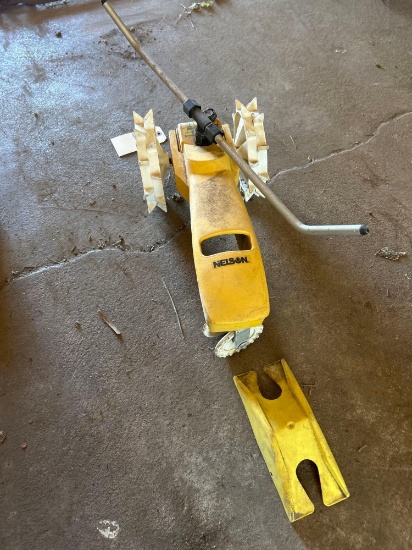 Yard train tractor sprinkler