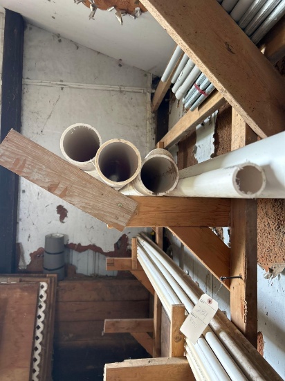 Assorted 3" PVC pipe
