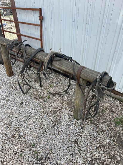 Single pony harness, misc. harness parts