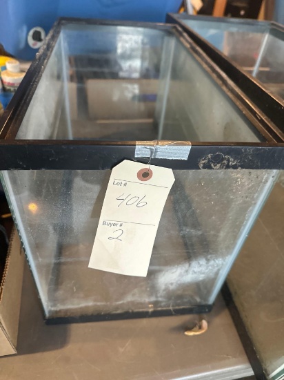 2 fish tanks, 20 and 10 gal
