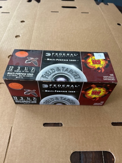 Federal 12 gauge shotgun ammunition 7.5 shot 2-3/4 inches 3 1/2 boxes