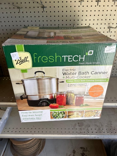 electric water bath canner and cooker, new in box