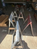 Set of 5 sawhorses