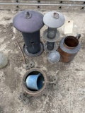 Bird feeders, flower pots, yard decoration