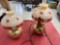 2- Budweiser Lamps- One has a piece missing