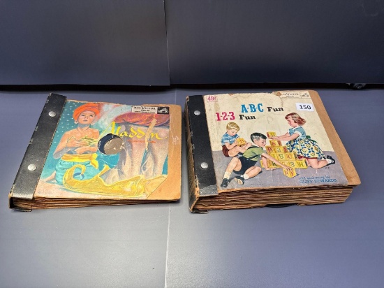 Assorted RCA Victor Children's 45 records in sleeves