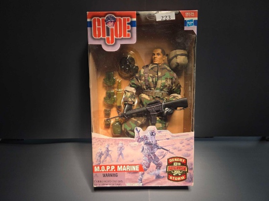 GI Joe M.O.P. Marine Desert Storm 10th Anniversary Figure in box