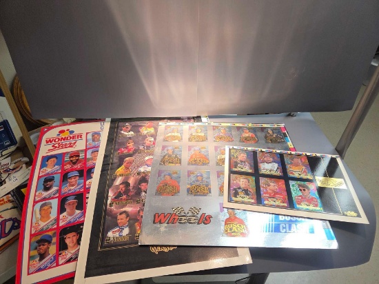 Busch Class Nascar & Wonder Stars Baseball Card Poster and more