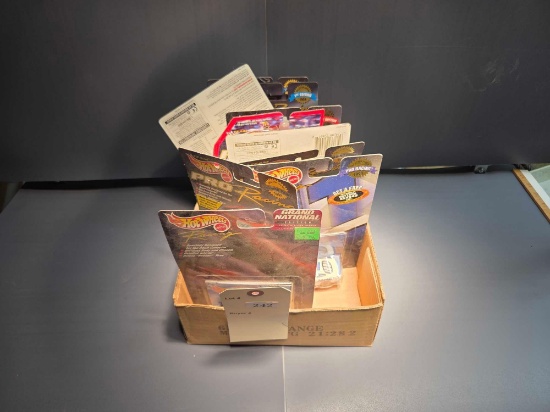 Assortment of Hot Wheel Racing Cars
