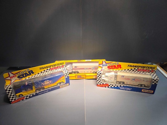 2-Matchbox and 1 Nascar Trucks-NIB