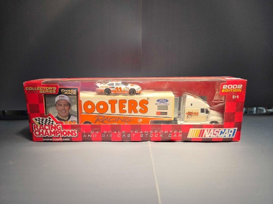 Racing Champions Nascar Hooters Transporter, NIB
