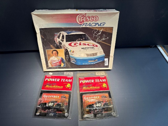 Brett Bodine Puzzle & 2 Geoff Bodine cars