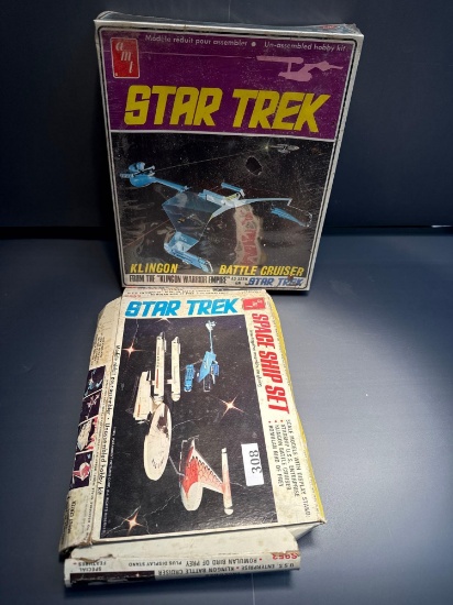 2- AMT Star Trek Model Kits