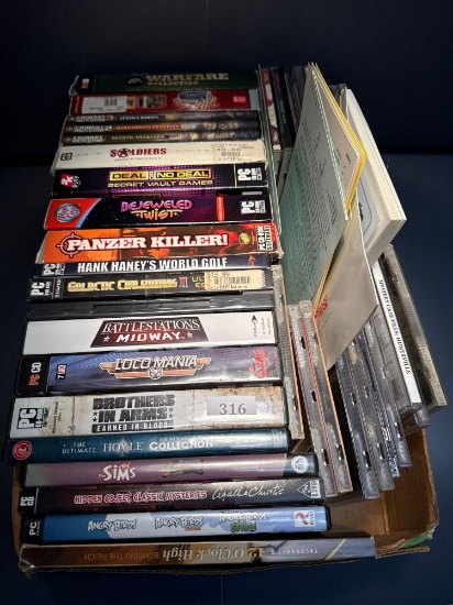 Large Assortment of Computer Games