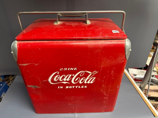 Vintage Metal Coca Cola Cooler