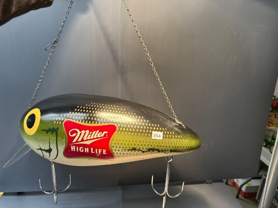 Miller High Life Hanging Lure -19''L