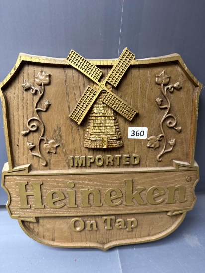 Heineken Beer Sign- 12''x12''