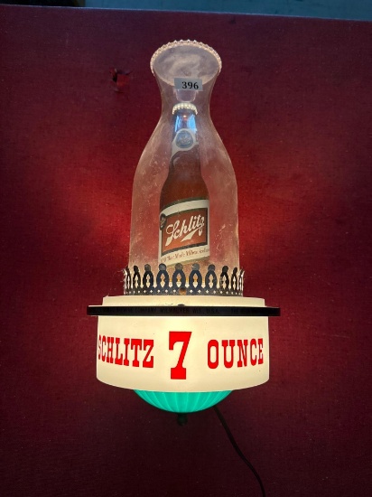 Schlitz Beer Wall Light - 15''T x 8''w