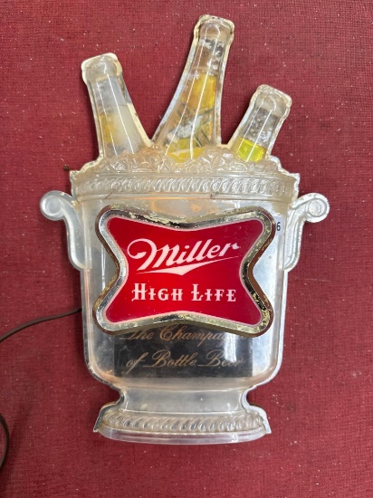 Miller High Life Beer Lighted Sign-10'' x 15''