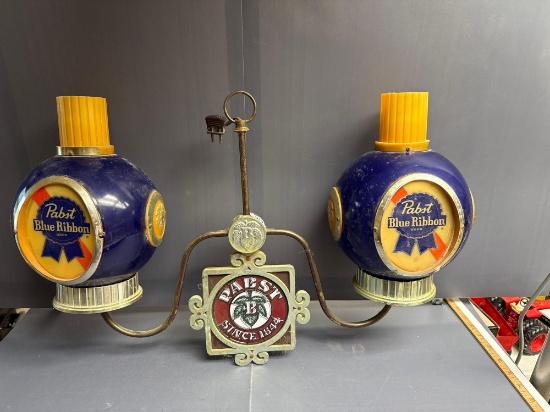 Pabst Beer Hanging Light- 22'' x 17''