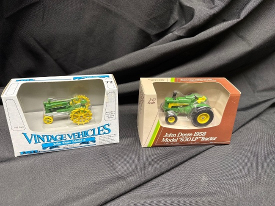 1/43 scale John Deere Tractors-NIB