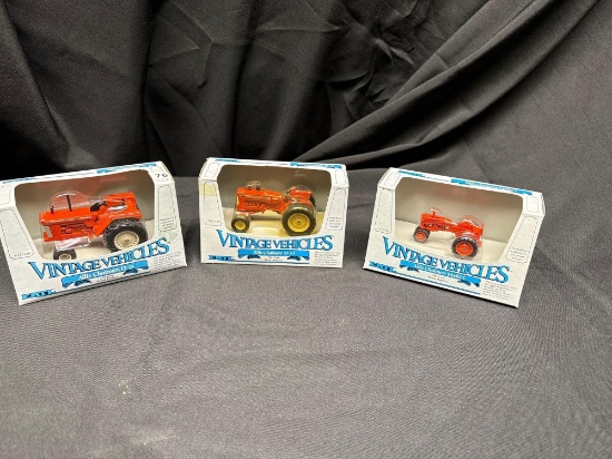 3-1/43 scale Allis Chalmers Tractors-NIB