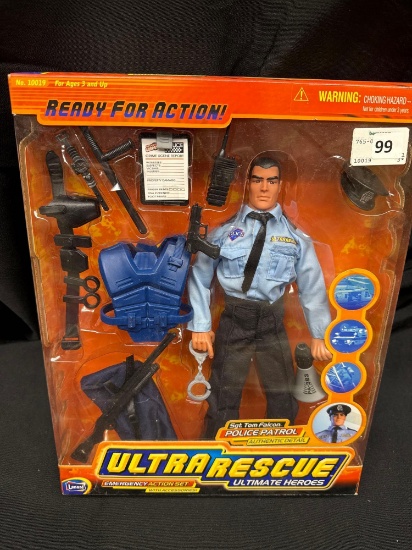 Sergeant Tom Falcon Police Patrol Figure-NIB