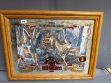 Old Milwaukee Beer Glass Framed Picture- 20 1/2'' x 16''