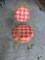 Wrought iron ice cream parlor chair.