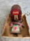 Coca Cola landline phone and radio.