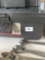 Toolbox with crescent wrenches, vice grip, hammer, screwdrivers, reflector flares.