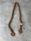 8 heavy duty chain with hooks.