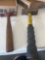 Large fiberglass handle hammer, ball peen, hammer, pipe wrenches.