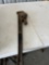 18'' and 24'' pipe wrenches, large crow bar.