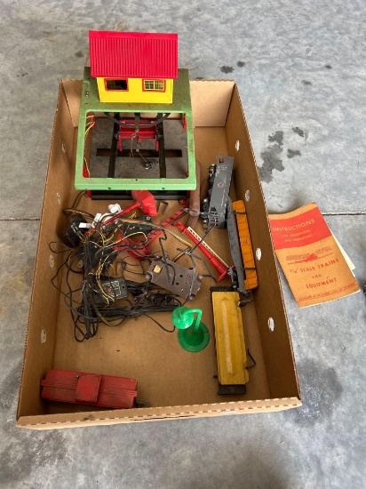 American Flyer 3/16 scale train and equipment. Shipping
