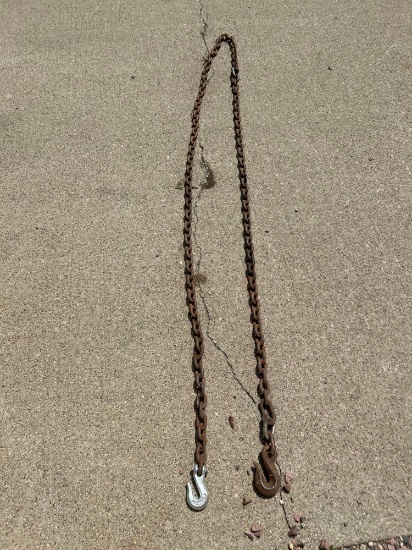 12 chain with hooks.