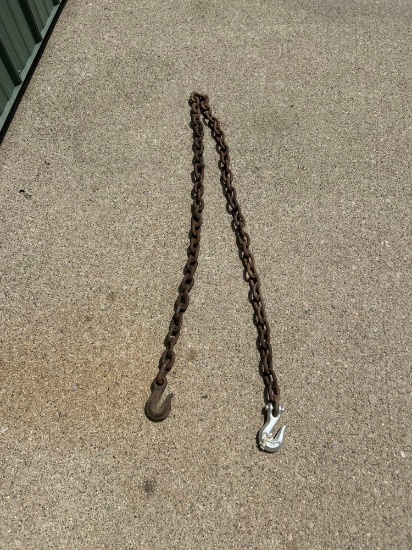 8 chain with hooks.