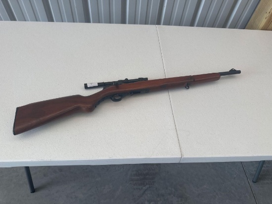 O.F Mossberg and Sons Model 142-A .22 S and LR Bolt Action Rifle with scope. Nice.