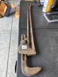 Rigid large 36''pipe wrench.