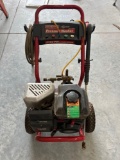 General by Briggs and Stratton Model G27H power washer, 2700 psi, wand and extra nozzles.